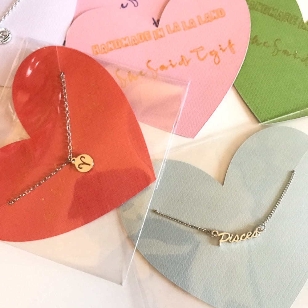 Zodiac Necklace with pendant, Horoscope necklace